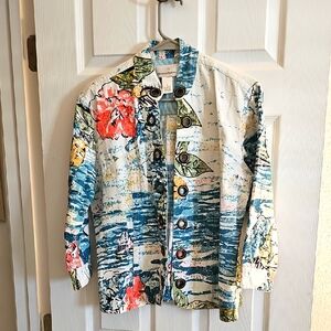 Draper&DaminsMulticolor Floral Jacket Size M